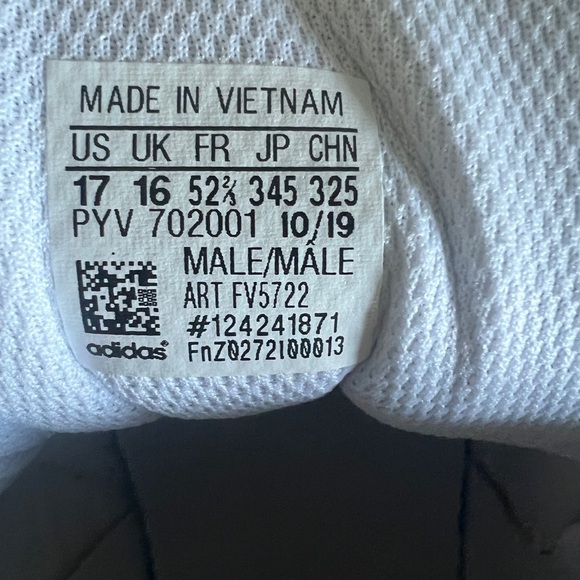 ADIDAS Pro Model White Black Gold OG Shoe Size 17 - Picture 5 of 5